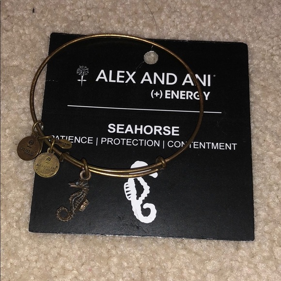 Alex and Ani Seahorse Bracelet - Picture 1 of 4